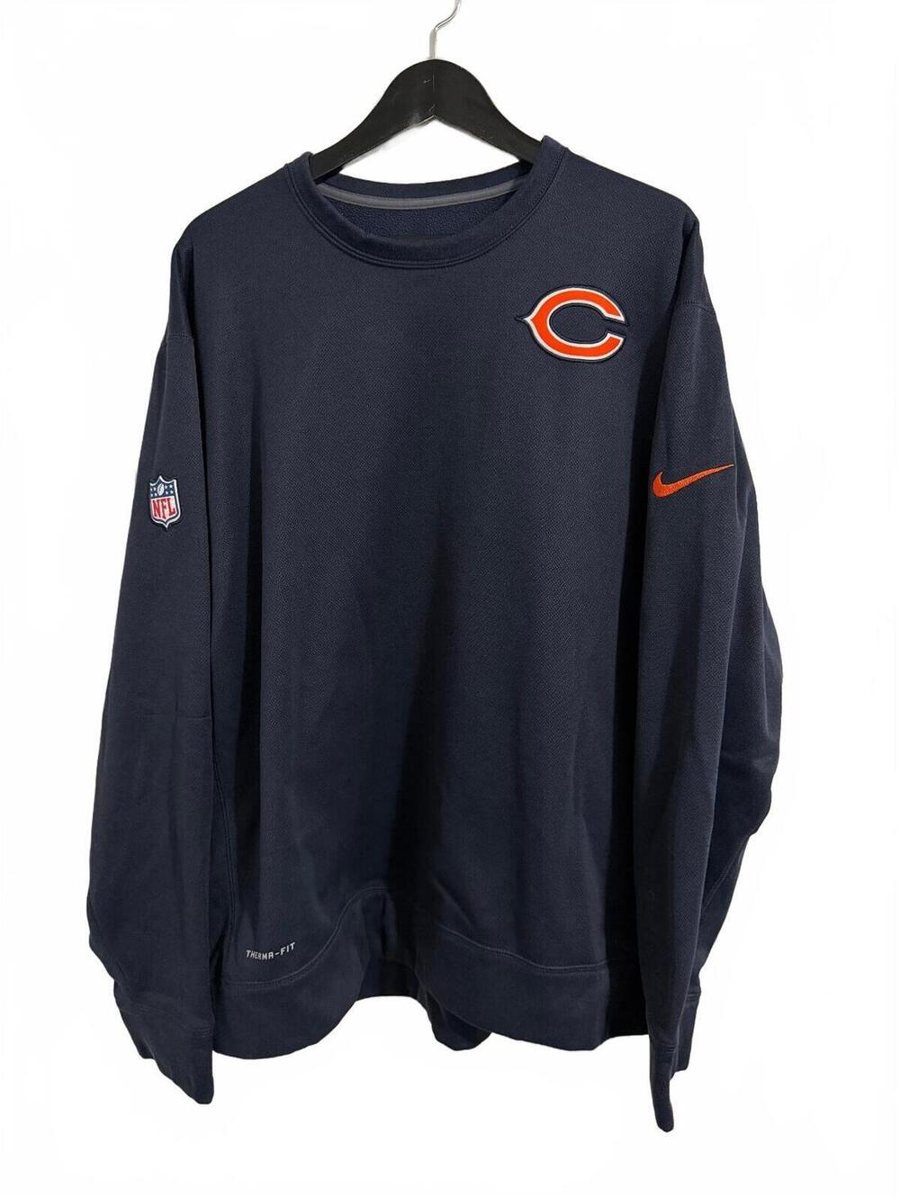 Chicago Bears Nike Therma-Fit Crewneck Sweatshirt Size XXL